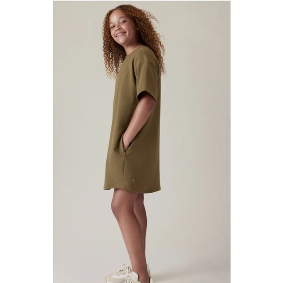 Athleta girl retro chill t-shirt dress new with tags XS/6 - Picture 9 of 9